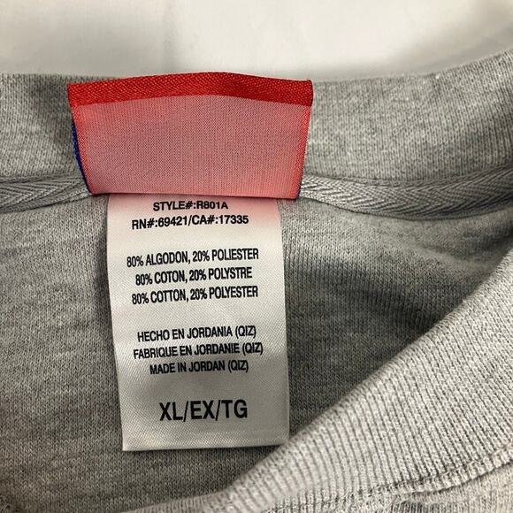 NEW ENGLAND PATRIOTS 2003 AFC Champions Sweatshirt Size XL VINTAGE Deadstock - Picture 7 of 10